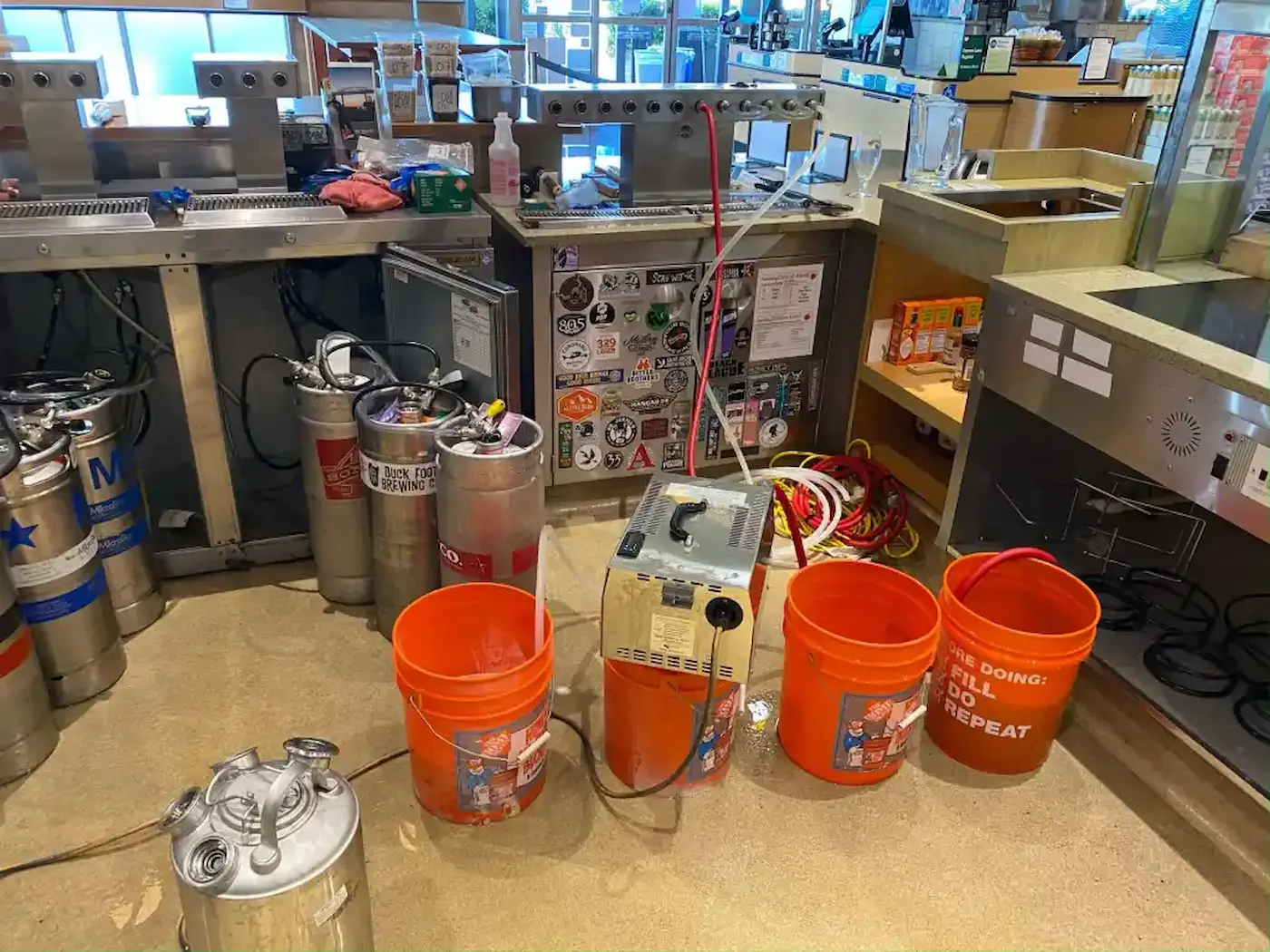 Philly Draft Cleaners team at work